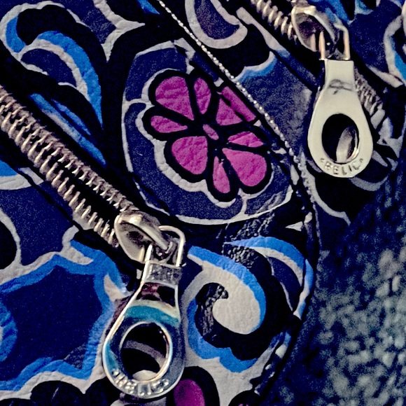 EUC Relic Psychedelic Print Vegan Leather Multi-Pocket Purse - Picture 13 of 15